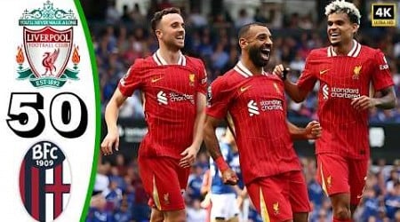 Liverpool vs Bologna 5-0 All Goals &amp; Highlights UEFA Champions League