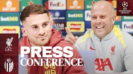 UEFA Champions League Press Conference: Liverpool vs Bologna | Arne Slot &amp; Alexis Mac Allister