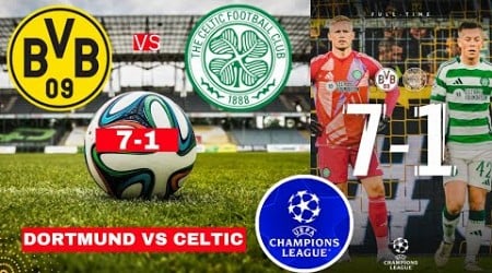 Borussia Dortmund vs Celtic 7-1 Live Stream Champions League Football Match Score 2024 Highlights FC