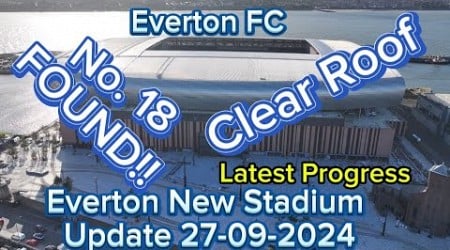 Everton FC New Stadium at Bramley Moore Dock Update 27-09-2024 4k Latest Drone Footage