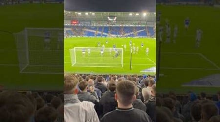 Ruben Colwill free kick Cardiff City v Millwall #eflchampionship #bluebirds