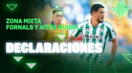 Zona Mixta de Pablo Fornals y Aitor Ruibal tras el #LasPalmasRealBetis 