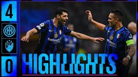 CALHANOGLU, ARNAUTOVIC, LAUTARO E MEHDI: ⚽⚽⚽⚽ | INTER 4-0 STELLA ROSSA | HIGHLIGHTS | UCL 24-25 