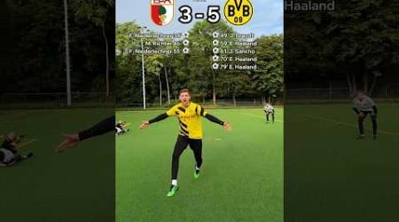 The Debut of Erling Haaland for Borussia Dortmund 