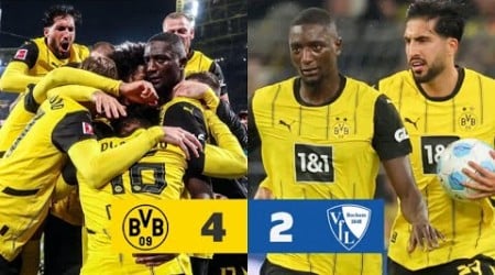 Borussia Dortmund gegen Bochum 4-2 Alle Tore Highlights &amp; Serhou Guirassy , Emre Can Tore 27/09/2024