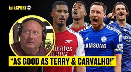 Alan Brazil DISAGREES With Lampard, Claiming Gabriel &amp; Saliba Are JUST AS GOOD As Terry &amp; Carvalho 