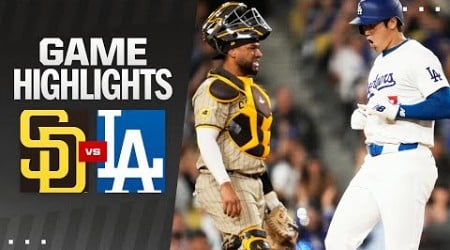 Padres vs. Dodgers Game Highlights (9/25/24) | MLB Highlights