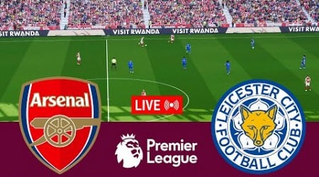 [LIVE] Arsenal vs Leicester City Premier League 24/25 Full Match - Video Game Simulation