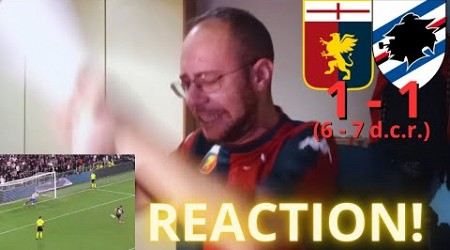 GENOA - SAMPDORIA 1-1 PSICODRAMMA LIVE REACTION! 