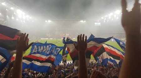 GRADINATA SUD SAMPDORIA CONTRO IL GENOA 