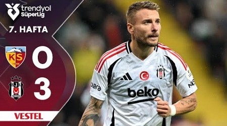 Vestel | Kayserispor (0-3) Beşiktaş - Highlights/Özet | Trendyol Süper Lig - 2024/25