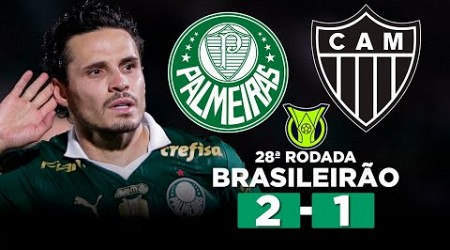 PALMEIRAS VENCE O ATLÉTICO COM GOLS DE VEIGA! PALMEIRAS 2 x 1 ATLÉTICO-MG | Narração