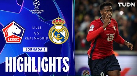 HIGHLIGHTS - LOSC vs Real Madrid | UEFA Champions League 24/25 | TUDN