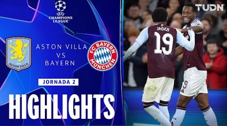 HIGHLIGHTS - Aston Villa vs Bayern München | UEFA Champions League 24/25 | TUDN