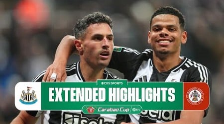 Newcastle United vs. AFC Wimbledon: Extended Highlights | Carabao Cup | CBS Sports Golazo