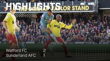 Defeat At Vicarage Road | Watford FC 2 - 1 Sunderland AFC | EFL Championship Highlights