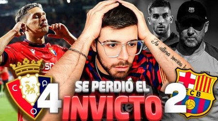 LA COBRA REACCIONA A LA GOLEADA DEL OSASUNA VS BARCELONA (4-2). ADIOS INVICTO. ¿ARBITRAJE POLÉMICO?