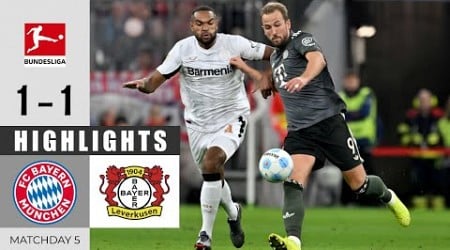 Bayern München gegen Leverkusen 1 - 1 | Highlights | Bundesliga 2024/25 - 29th September 2024