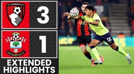 EXTENDED HIGHLIGHTS: Bournemouth 3-1 Southampton | Premier League