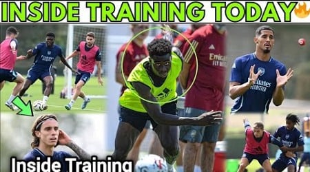 INSIDE TRAINING | Saka, Sterling, Jesus, Calafiori Back &amp; Ready For Southampton 