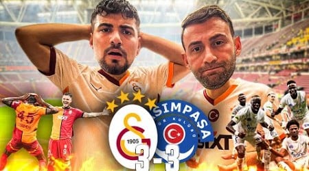 3-0 DAN MAÇI VERDİK ORTALIK GERİLDİ ÇILDIRDIM ! | Galatasaray 3-3 Kasımpaşa Stad Vlog