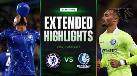 Chelsea vs. Gent: Extended Highlights | UECL League Phase MD 1 | CBS Sports Golazo