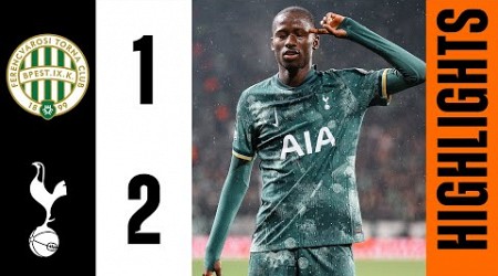 Ferencvaros 1-2 Tottenham Hotspur // EUROPA LEAGUE HIGHLIGHTS // Johnson scores his fifth in a row!