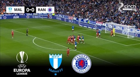 Rangers vs Malmo FF | Europa League 2024/25 | eFootball Pes 21 Gameplay