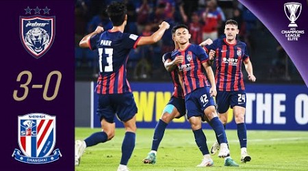 Johor remains unbeaten | Johor (MAS) - SH Shenhua (CHN) | Highlights | AFC Champions League Elite™