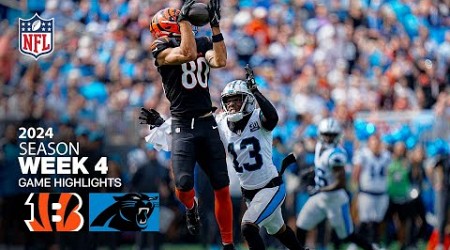 Cincinnati Bengals vs. Carolina Panthers Game Highlights | NFL 2024 Season Week 4