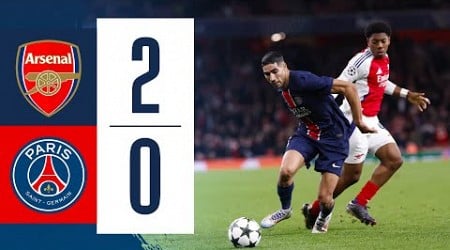 ARSENAL 2-0 PARIS SAINT-GERMAIN I HIGHLIGHTS OF THE GAME