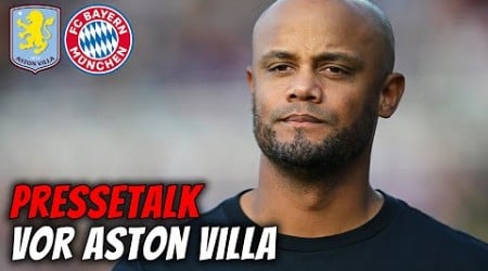 Pressetalk vor Aston Villa - FC Bayern mit Gnabry &amp; Kompany | Champions League