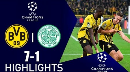 Borussia Dortmund - Celtic 7-1 Highlights | UEFA Champions League - 2024/2025