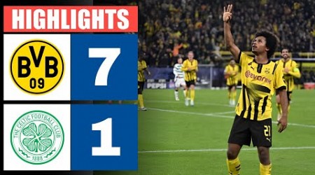 Dortmund gegen Celtic 7 - 1 | Highlights | Champions League 2024/25