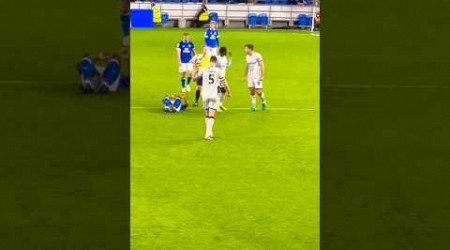 Millwall’s Ryan Leonard and Romain Esse argue at Cardiff City v Millwall #eflchampionship