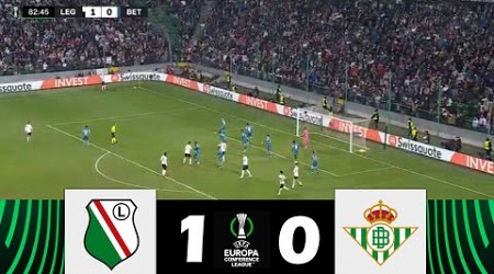 Legia Warszawa kontra Real Betis [1-0] | Liga Konferencyjna UEFA 24/25 | Najważniejsze momenty meczu