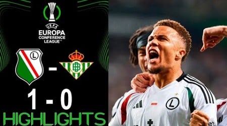 Steve Kapuadi Goal | Legia Warszawa vs Real Betis 1-0 Highlights | UEFA Europa Conference League