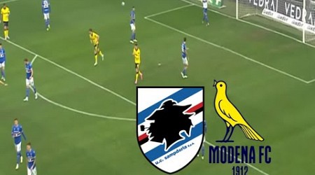 Modena FC 1-3 UC Sampdoria Highlights | Serie B 2024-2025