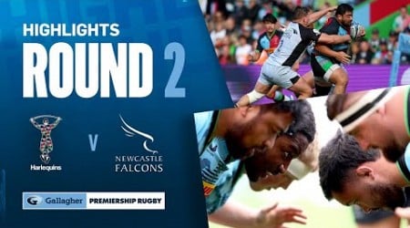 Harlequins v Newcastle - HIGHLIGHTS | Halfpenny Scores First Try! | Gallagher Premiership 2024/25