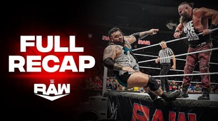 Full Raw highlights: Sept. 30, 2024