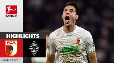 Schlotterbeck&#39;s Thunderbolt | FC Augsburg - Borussia M&#39;gladbach 2-1 | Highlights | Matchday 6