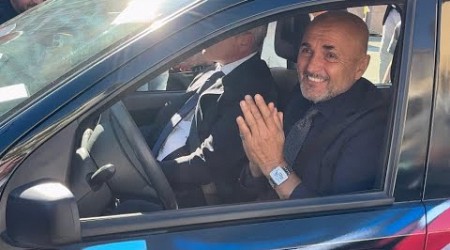 Spalletti EMOZIONATO, guardate come arriva al Santobono 