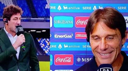 Antonio Conte intervista post-partita Napoli-Como (3-1) &quot;La squadra ha dato tutto&quot;