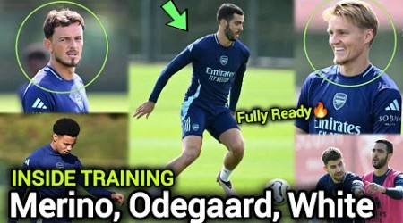 Odegaard and White Return, Merino shines | INSIDE TRAINING | READY for Southampton