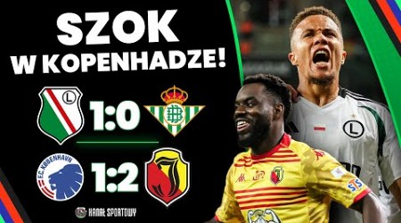 JAGIELLONIA ZSZOKOWAŁA KOPENHAGĘ! LEGIA POKONAŁA BETIS 1:0 W LIDZE KONFERENCJI!