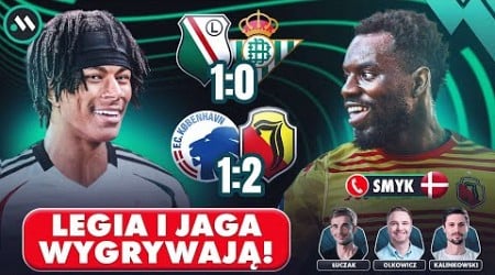 LEGIA OGRAŁA BETIS! JAGIELLONIA LEPSZA OD KOPENHAGI! 1. KOLEJKA FAZY LIGOWEJ LIGI KONFERENCJI