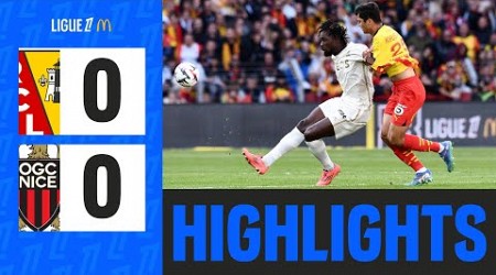 RC LENS - OGC NICE (0-0) - 6ème journée - Ligue 1 McDonald&#39;s 24/25