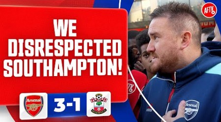 We Disrespected Southampton! (Dan Potts) | Arsenal 3-1 Southampton