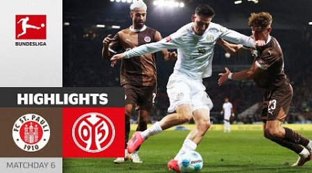 Mainz Shows Efficiency! | FC St. Pauli - 1. FSV Mainz 05 0-3 | Highlights | MD 6 – Bundesliga 24/25