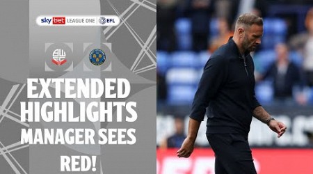 MANAGER RED! | Bolton Wanderers v Shrewsbury Town extended highlights